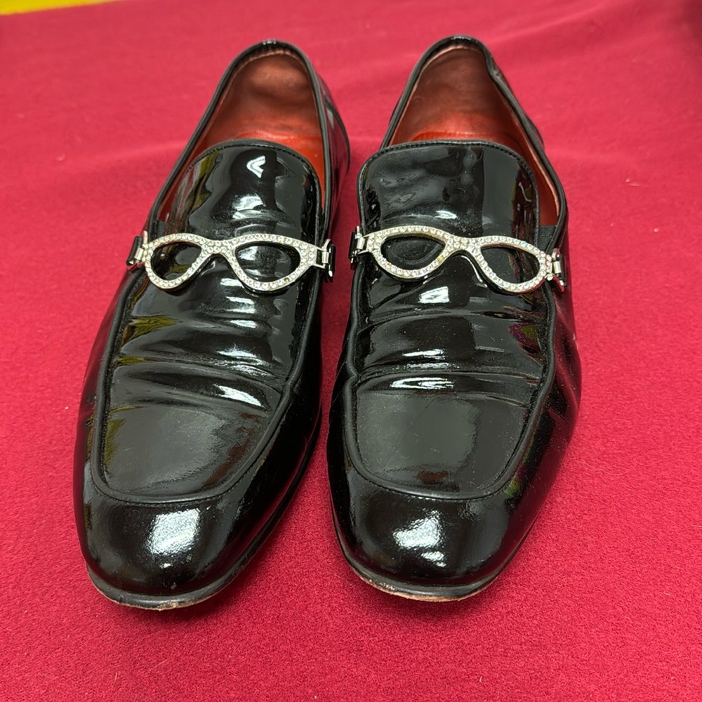 Christian Louboutin Mens Size 10 (43) black slip on shoes